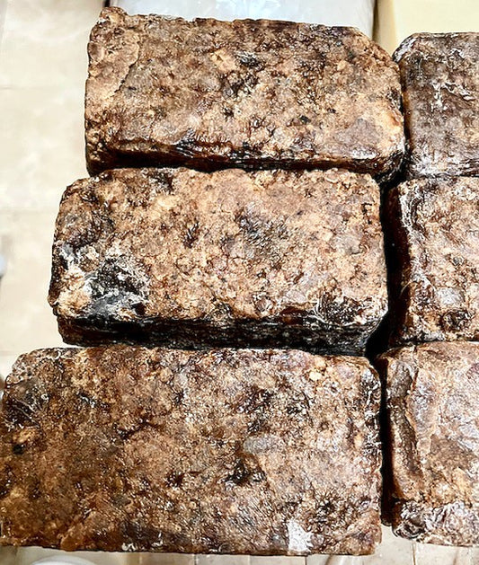 Raw African Black Soap