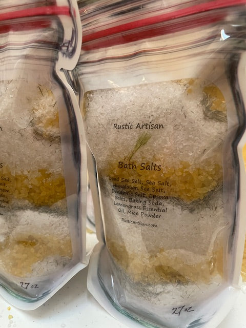 Apothecary Bath Salt Bags