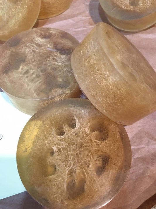 Exfoliating Olive & Aloe Loofah Soap
